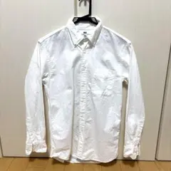 UNIQLO ホワイト ボタンダウンシャツ Sサイズ