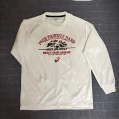 ASICS GELBURST ホワイト長袖Tシャツ S