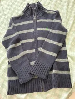 POLO RALPH LAUREN ジップアップカーディガン ボーダー
