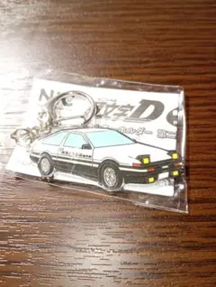 頭文字D メタルキーホルダー 藤原とうふ店　AE86