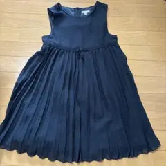 a.v.v ブラック ノースリーブ ワンピース 130