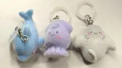 海の生き物 フロッキー キーホルダー 3種セット