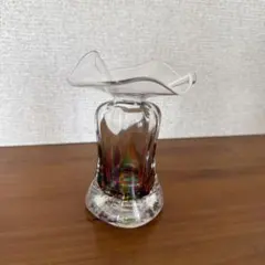 北海道 小樽 大正硝子館本店 ガラス製 フラワーベース 花瓶 花器 置き物