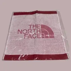 【新品未開封】THE NORTH FACE フェイスタオル 赤 ノースフェイス