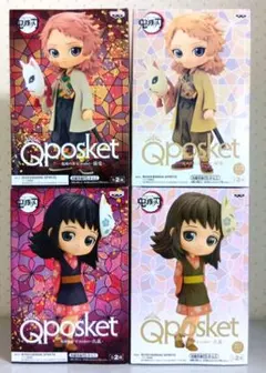 Qposket　鬼滅の刃　栗花落カナヲ　ＡBカラー2点 錆兎、真菰、猗窩座、無惨 鬼滅の刃 フィギュア Qposket胡蝶しのぶ栗花落カナヲ キューポ