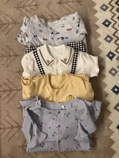 ベビーロンパース　4着　60センチ