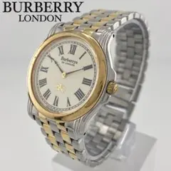 【稼働品】Burberry クォーツ 腕時計 コンビ 4620-E64197