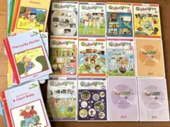 ECCジュニア PF PI PA CD DVD教材 レベル2-3絵本大容量セット