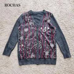 《美品》ROCHASロシャス　 ニット カーディガン 2025年最新】Rochas レディース カーディガン・ボレロ・アンサンブルの