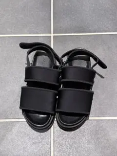 MOUSSY サンダル ブラック Sのサムネイル
