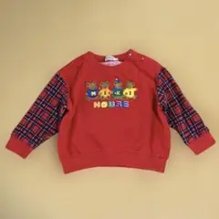 ミキハウス くま トレーナー 90