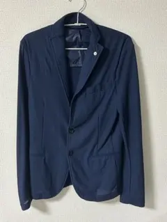 ザラマン　サマージャケット　メッシュ　ストレッチ　洗濯可　紺　M