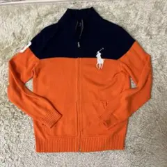 ラルフローレン★ビッグポニー コットンニット カーディガン ジャケット XL