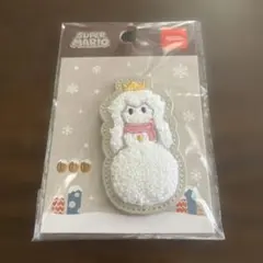 スーパーマリオ ピーチ姫　ニンテンドーショップ　ウィンターコレクション　バッジ