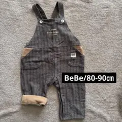 BeBe ブラウンオーバーオール