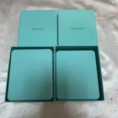 Tiffanyティファニーアクセサリー空箱　ブルー2点セット