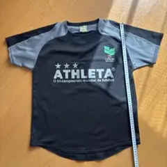 ATHLETA Sサイズ 黒グレーシャツ