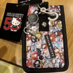 ５０周年限定レアHELLO KITTY パスケース・定期入れ