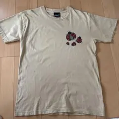 BEAMS T てんとう虫プリント Tシャツ ベージュ