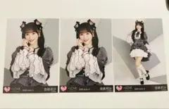 =LOVE 音嶋莉沙 生写真 年末歌番組衣装 セミコンプのサムネイル
