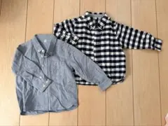 無印良品　シャツ2枚セット　100cm