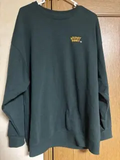 LOONEY TUNES ダークグリーン スウェット3 L