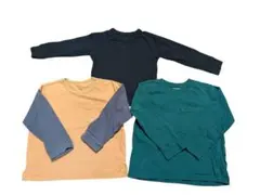 ZARA ユニクロ 西松屋 薄手 長袖Tシャツ トップス 100 3枚セット