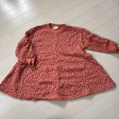 ブリーズ　ワンピース　長袖ワンピース　秋服　100 レオパード