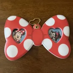Disney ミニー リボン型 フォトフレーム キーホルダーのサムネイル