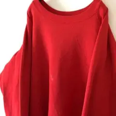 USA製 フルーツオブザルーム プレーン スウェット XL レッド 赤 古着