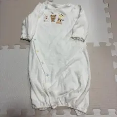 ミキハウス ホワイトロンパース 50〜70サイズ
