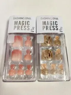 【新品未開封】ダッシングディバ　マジックプレス　フットネイル　2個セットのサムネイル