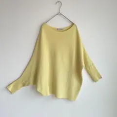 レディースニットイエロー