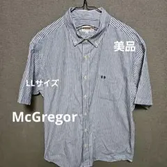 McGregor ストライプ 半袖シャツ LL