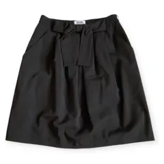 【A4187】Moschino Cheap & Chic/膝丈スカート/ブラックのサムネイル