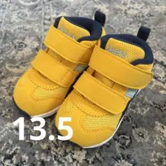 アシックス ベビーシューズ　イエロー 13.5cm