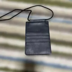 無印ミニサコッシュ　ヌメ革