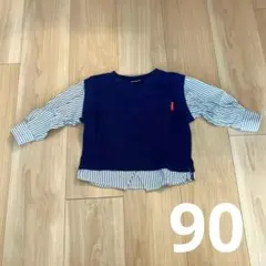 ムージョンジョン 袖シャツトップス 90