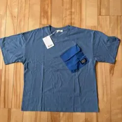 [PAIRMANON STREET]ポケット付きTシャツ ブルーのサムネイル