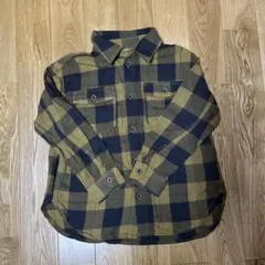 BREEZE ブリーズ　長袖　チェックシャツ　120cm
