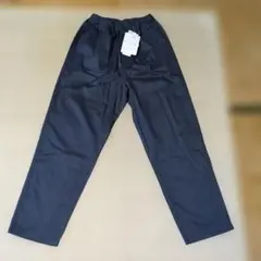 紺ワイドパンツ ゴムウエスト