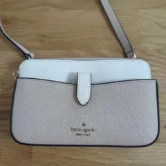 kate spade ショルダーバッグ ベージュ ホワイト