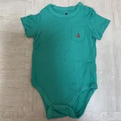 baby GAP 緑色ロンパース 6-12ヶ月