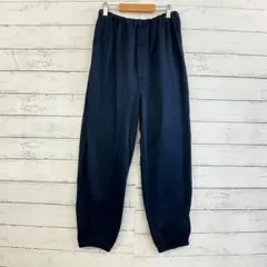 メンズ スウェットパンツ M ネイビー 伸縮性 ルームウェア ジョガーパンツ