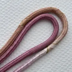 帯締め　丸組　グラデーション　金糸　162cm