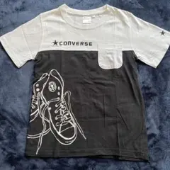 CONVERSE スニーカーイラスト Tシャツ 140