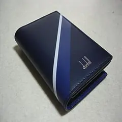 dunhill サムライブルー限定コラボ！本革レザー 名刺入れ