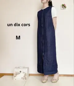 un dix cors レディース　デニムジャンスカ　インディゴブルー　サイズ2