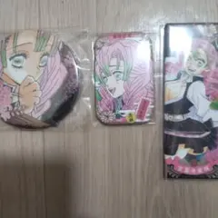 鬼滅の刃 甘露寺蜜璃 コレクション缶バッジ ロング缶バッジ まるかく缶バッジ