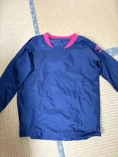 umbro 長袖ピステ ネイビー ピンク